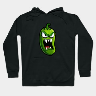 Angry Green Jalapeno Pepper Hoodie